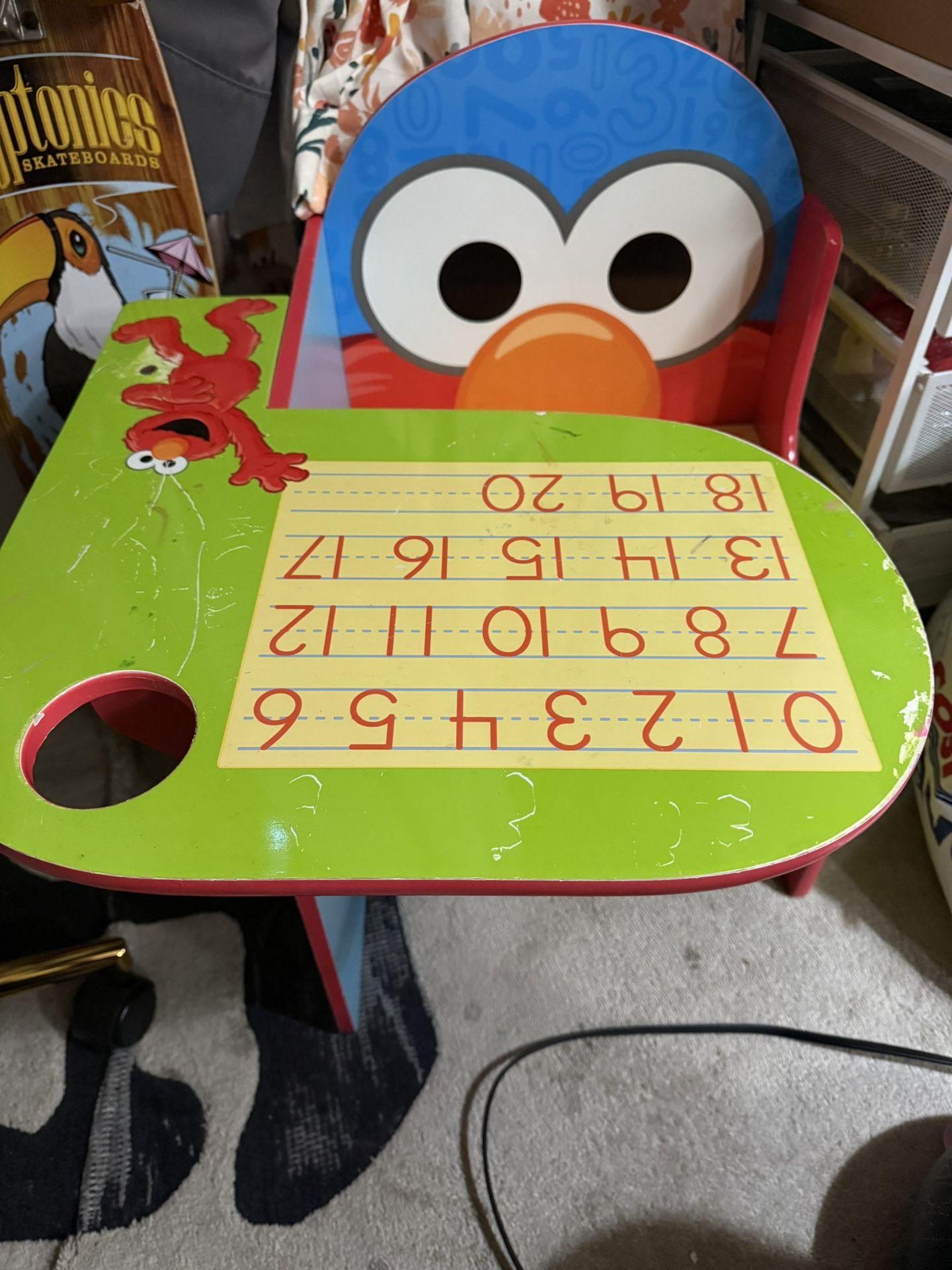 Toddler Table Chair And Piano.