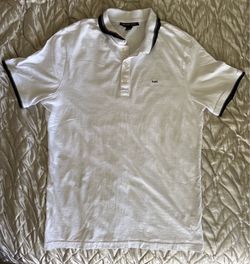 Michael Kors Men's White Polo Shirt Size M