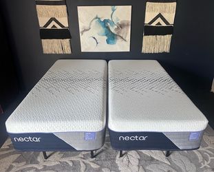 Nectar Luxe Hybrid Split King / Twin XL