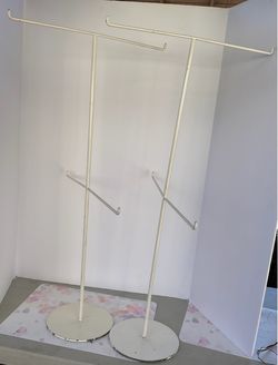 White Metal Display Rack Stands , great to display jewelry or other selling items