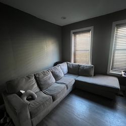 Sectional Grey (Raymour & Flanigan’s)