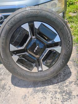 Wheels and tire