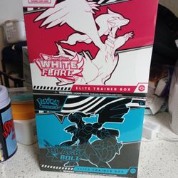 Pokemon White Flare And Black Bolt Elite Trainer Boxes