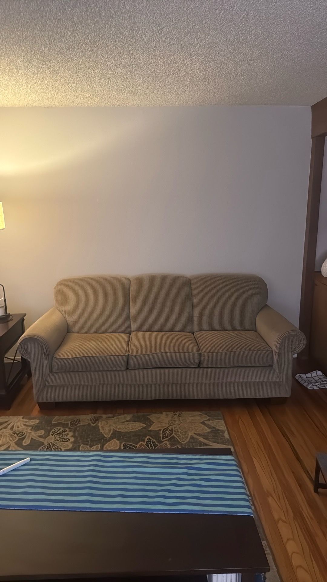 LaZBoy couch sofa with ottoman
