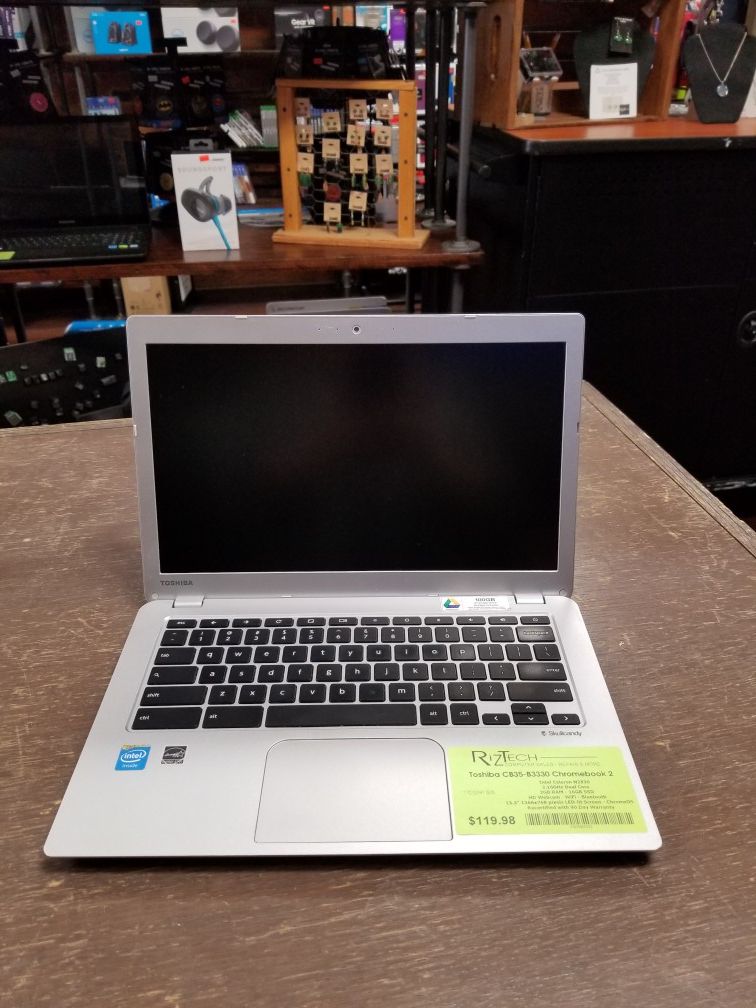 CHROMEBOOK Toshiba CB35-B3330 Chromebook 2 2GB RAM 16GB SSD Chrome Operating System