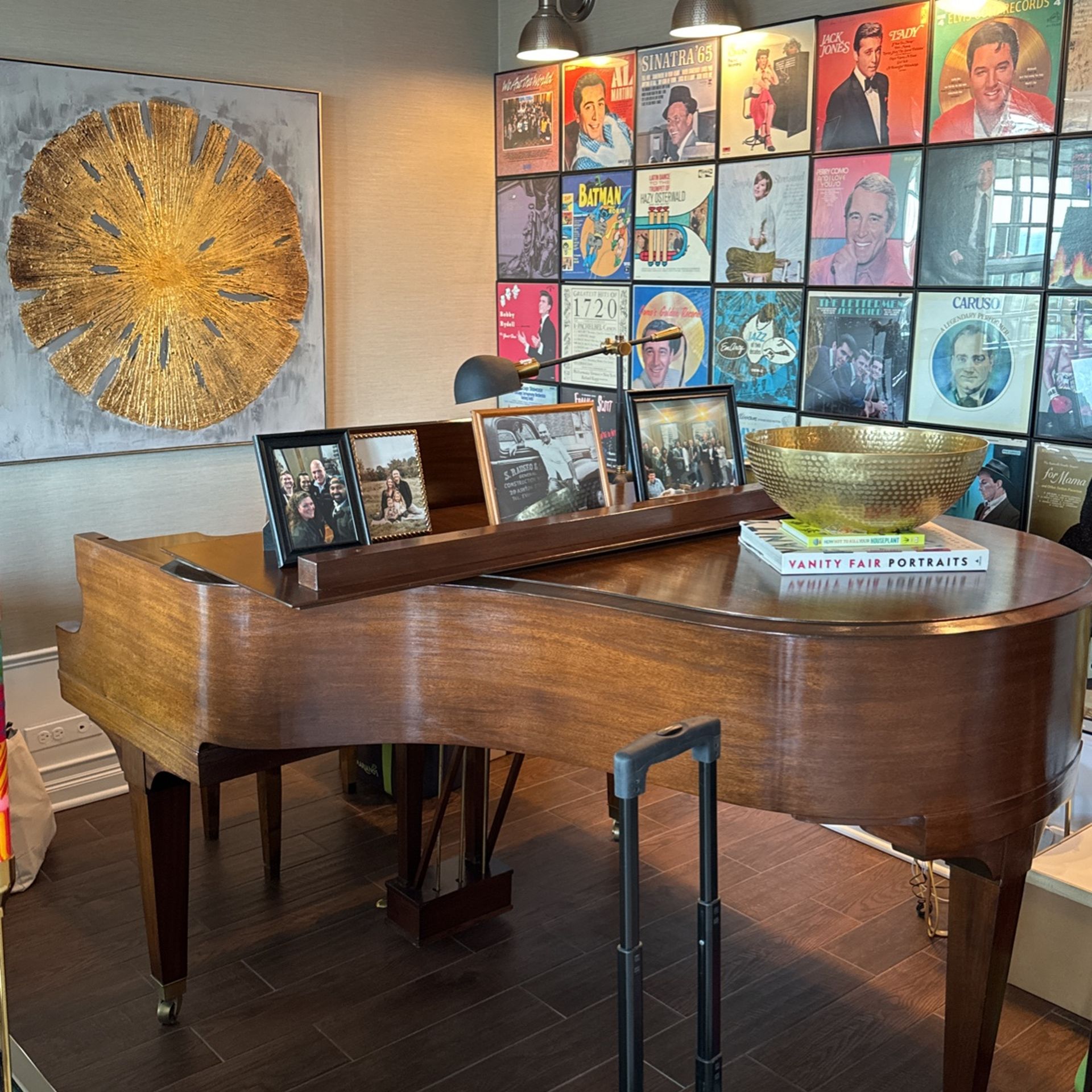  Lyon & Healy Mahogany Baby Grand Piano