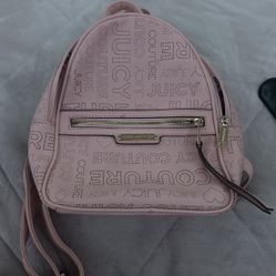 Pink mini juicy couture backpack