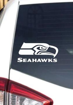 Only decal sticker SEAHAWKS  size 5 inches