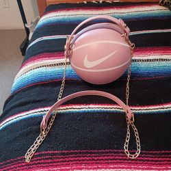 Nike, Pink Mini Basketball Purse.