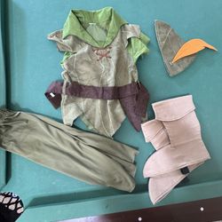 Disney Brand Peter Pan Costume 4T-5T