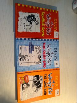 Diary of a Wimpy Kid 3 books