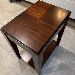 Wood End Table