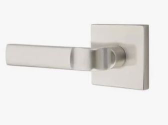 🔥 $112 BARGAIN (MSRP $235) - New Emtek Modern Aston Lever #5050ASTUS15 - Satin Nickel