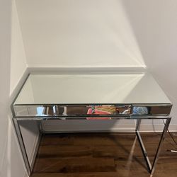 Glass Mirror Desk