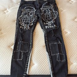 Custom Made Rarely In Public Patch Pants