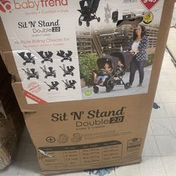 Babytrend Sit N Stand Double Stroller $100