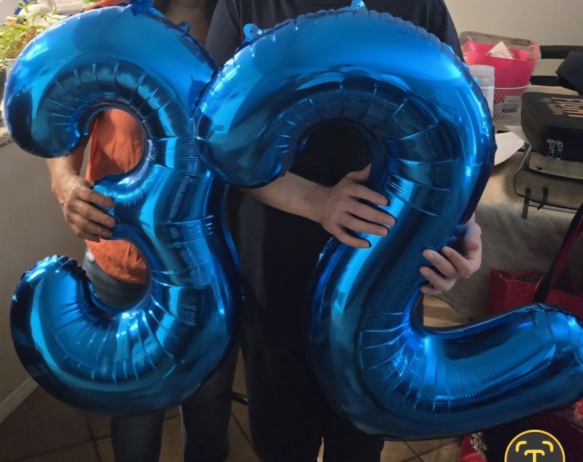 Free Number Balloons