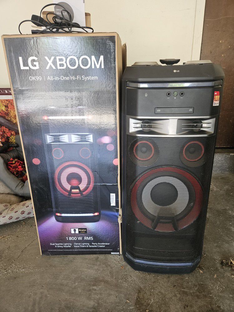 LG XBoom Speaker