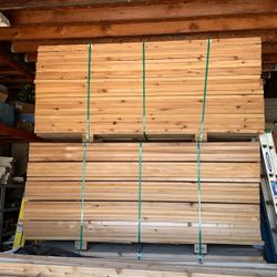 CEDAR DECKING/ 2x6x8 Tight Knot big sale sale 12.00