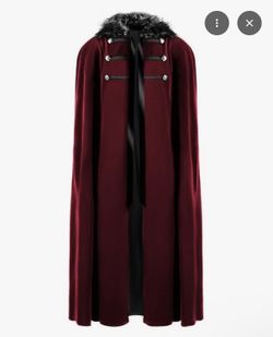 Fur Cloak Man’s Velvet Cape 