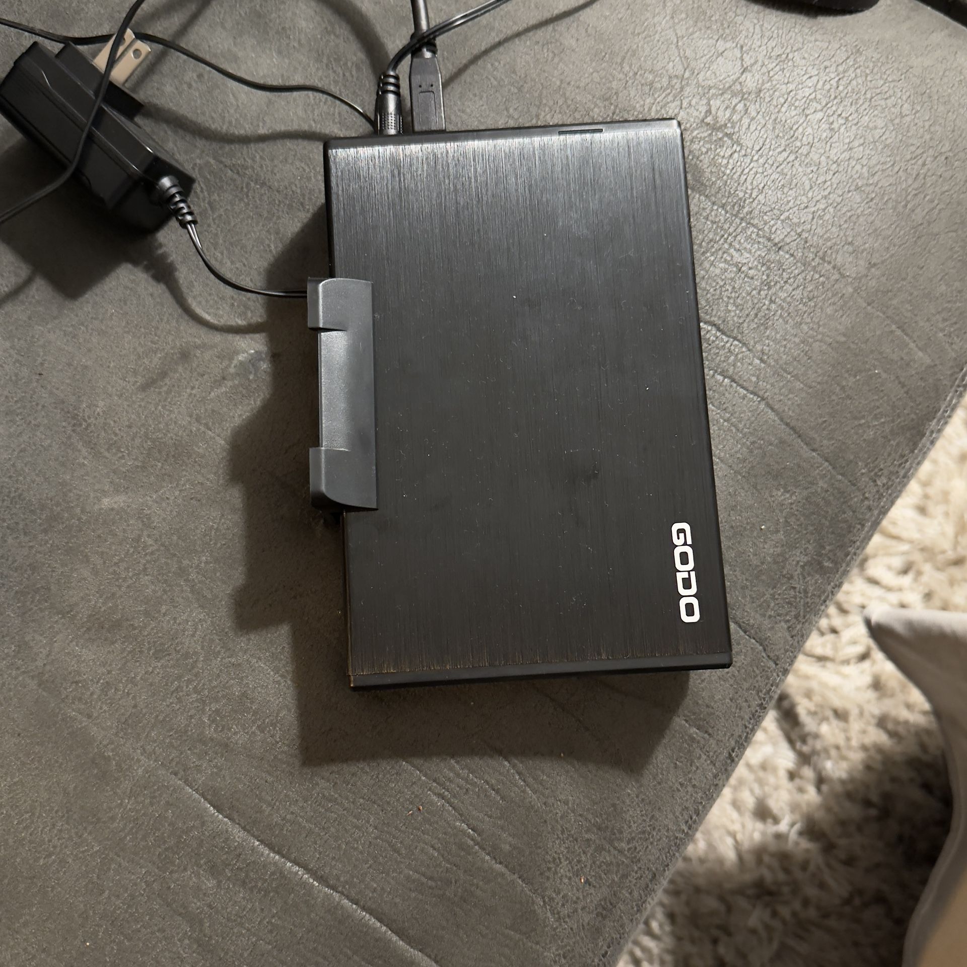 WD BLACK 3.5-Inch Gaming Hard Drive - 4TB + GODO USB 3.0 to 3.5 Inch Hard Drive Enclosure, Vertical