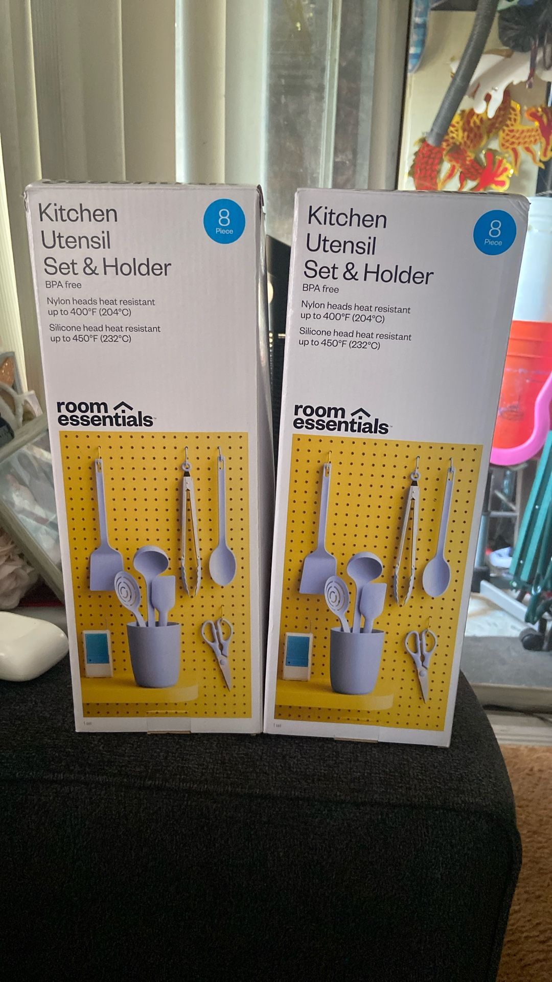 8pc Nylon Kitchen Utensil Set with Holder - Room Essentials™