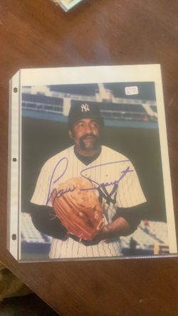 Luis Tiant signed autograph photo