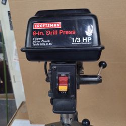 Craftsman 8" Drill Press 1/3 Hp