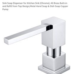 Ultimate Unicorn Sink Soap Dispenser For Kitchen Chrome 