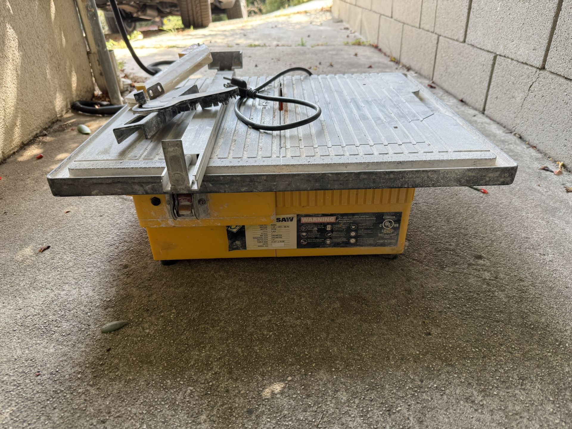 Tile Saw - QEP