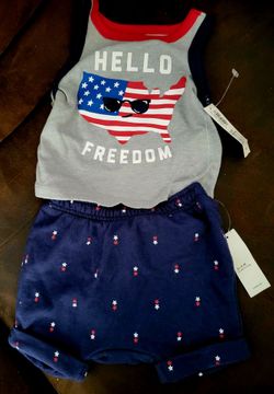 BABY'S 4TH OF JULY OUTFIT