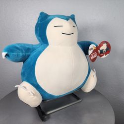 14" Pokemon Sitting Snorlax Plush