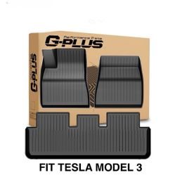 Floor Mats Liners All Weather For Tesla Model 3 