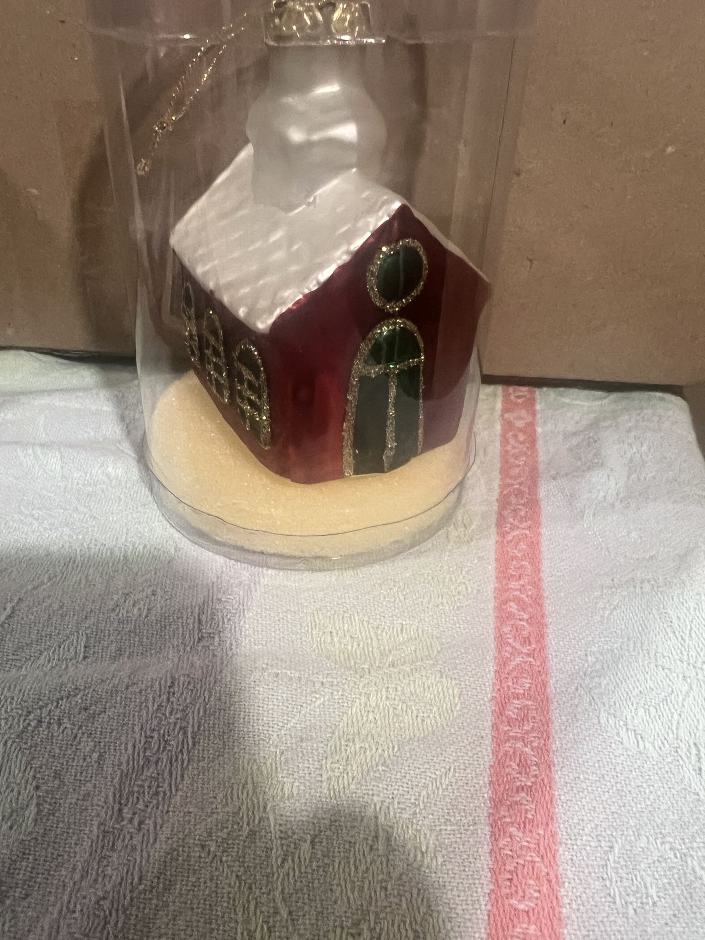  Vintage Mercury Glass Christmas Ornament 