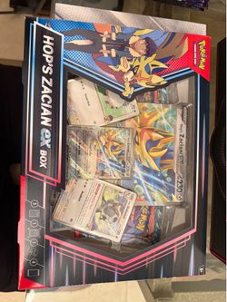 Pokémon Hop’s Zacian ex Box Factory Sealed