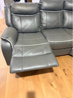 Two recliner sofa L shaped
