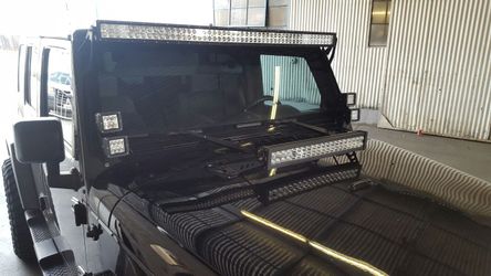 1987-2016 jeep wrangler light bar set kit