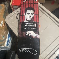 Autographed Steve O Skateboard Deck