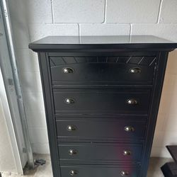 Black dresser