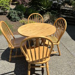 36” Table And Chairs
