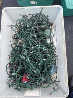 Large Bundle Of Christmas Lights