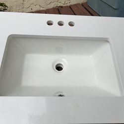 Sink White New