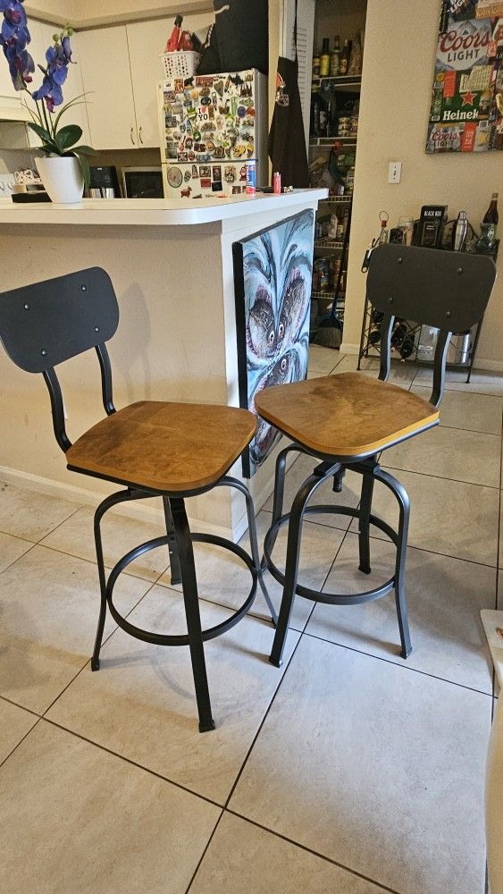 Bar Stools $50 (For The Pair)
