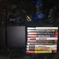 Playstation 2 w/ 1 Controller, 16 Games, 2 Memory Cards, New Sealed Sly 2 Band Of Thieves, Tomb Raider II, Spiderman, MOH, LEGO STAR WARS. ALL TESTED