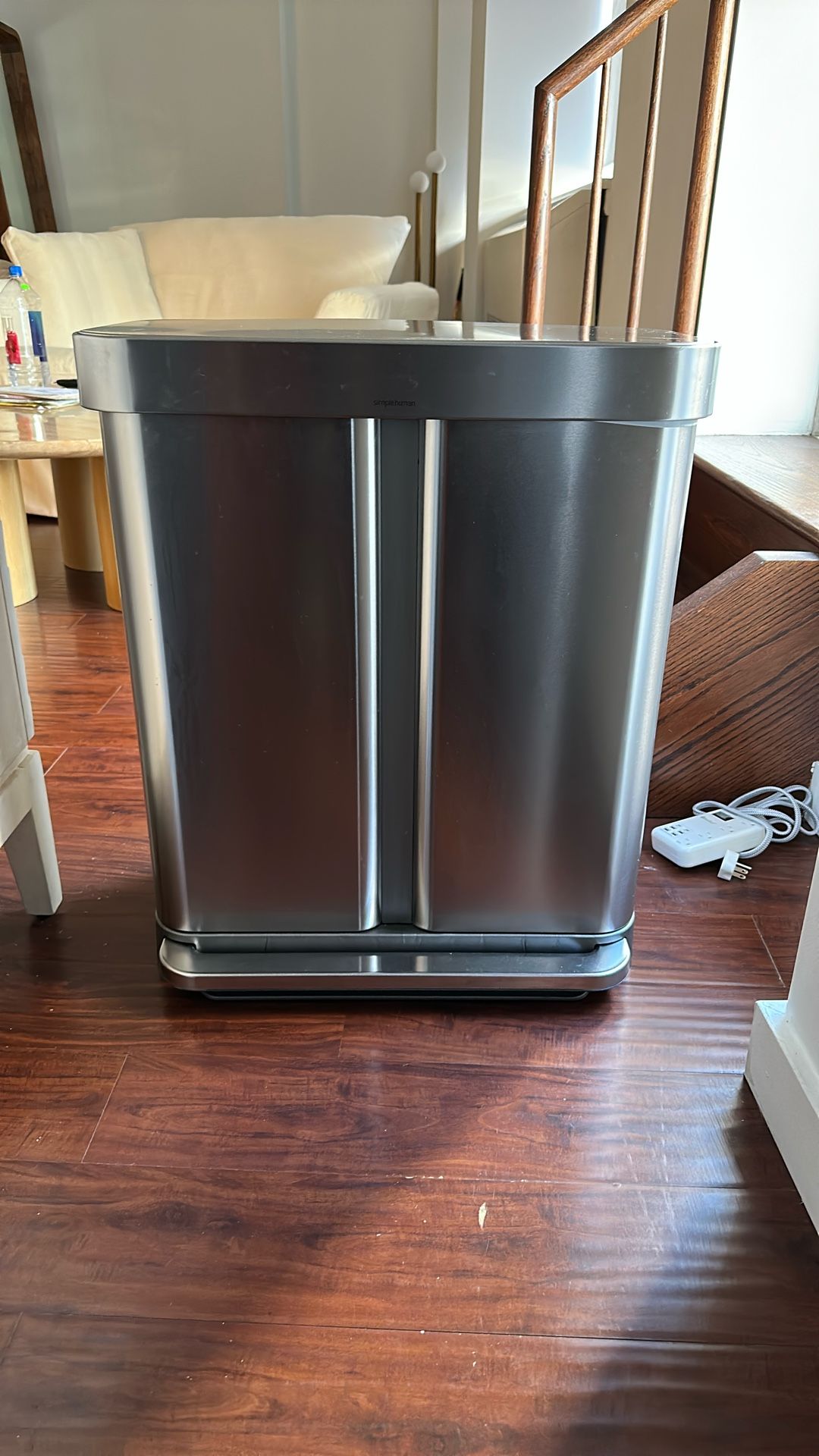 simplehuman Dual Compartment Step Can