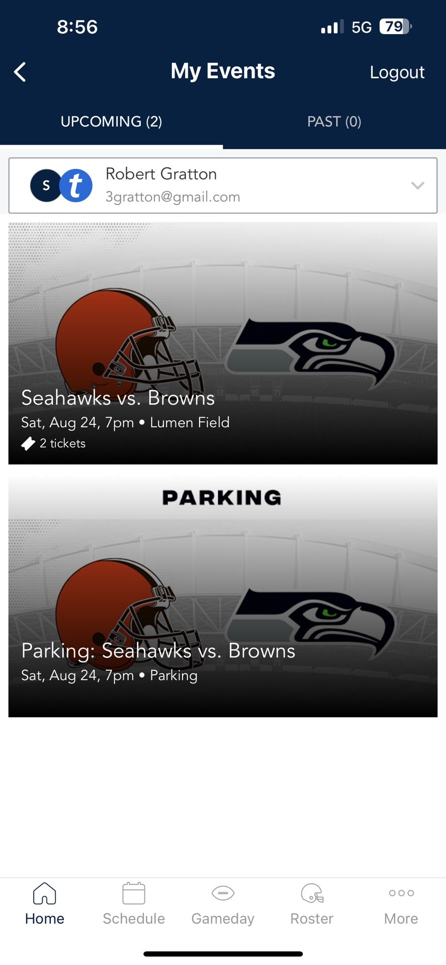 Seahawks Tickets VS Cleveland Browns.