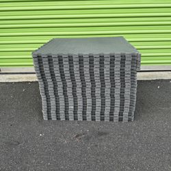 Extra-Thick Interlocking Puzzle Exercise Mats – 24 Tiles (24” x 24” x 3/4”, 96 sq. ft. total) for Home Gym and Fitness Equipment