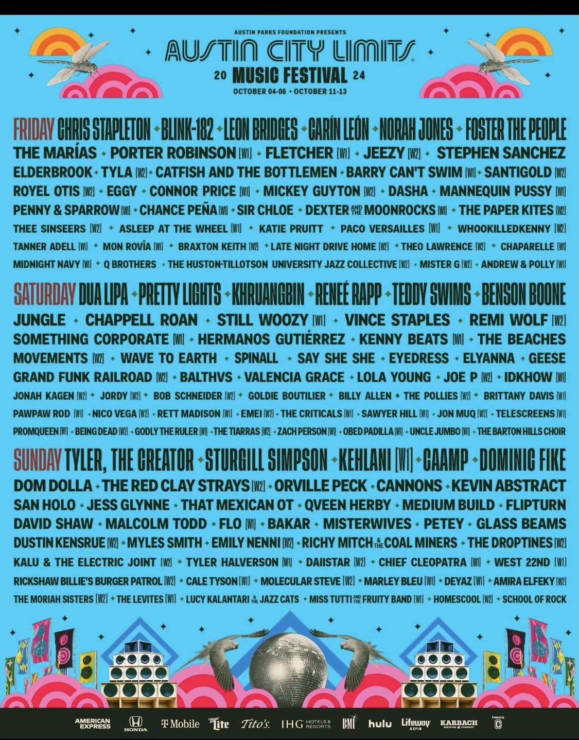 ACL weekend ticket 