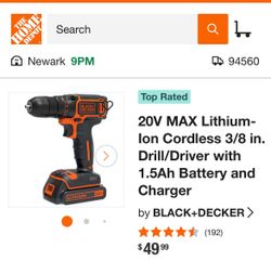 Black Decker Drill / Driver