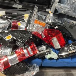 All Of The Car Light And Motorcycle  Seat For $90